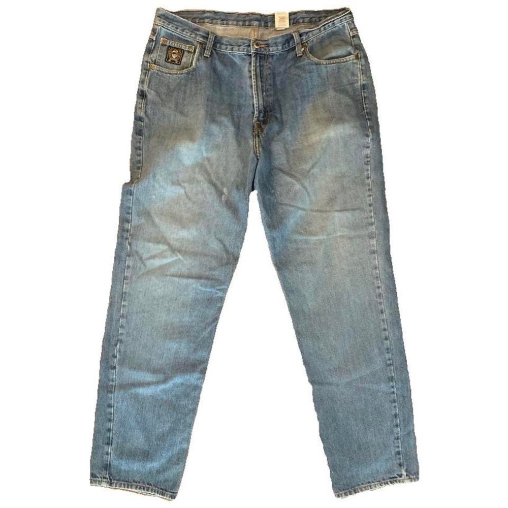 y2k baggy light wash jeans